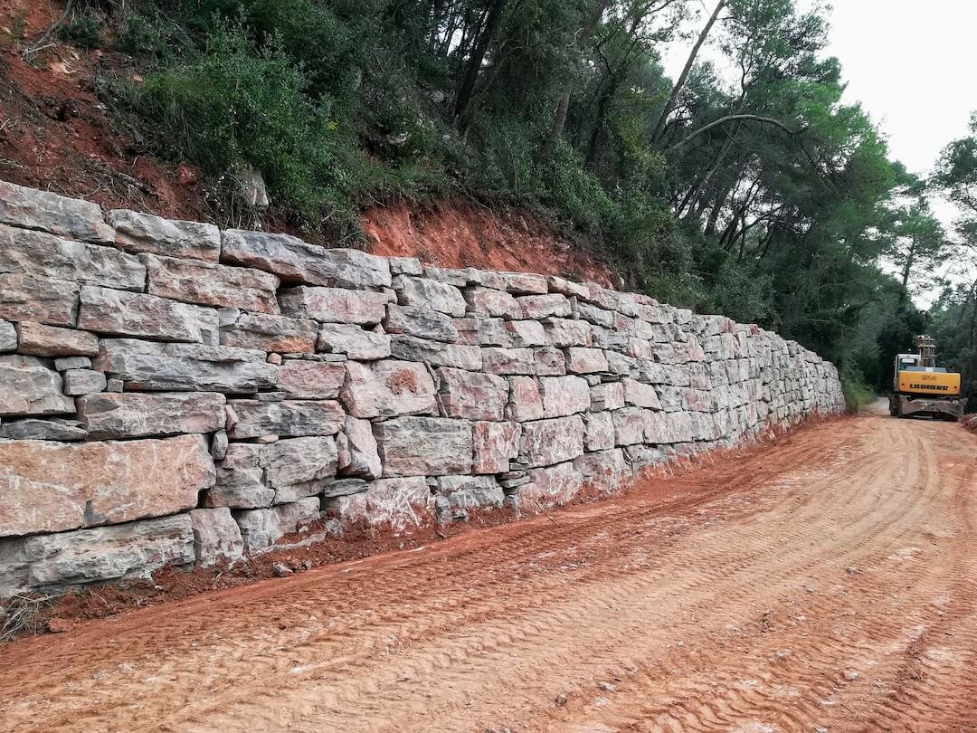 Mur perdra seca sostenible